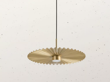 PLIE’ 284.01 - LED brass pendant lamp by Il Fanale - view 2